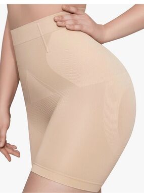 Shapewear Tummy Control Shorts. High Waisted Body Shaper Seamless Shaping Thigh